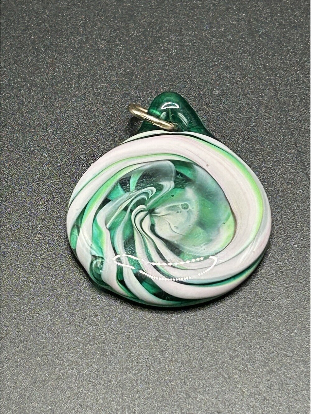 Vintage Artisan Hand blown glass pendant 1990’s